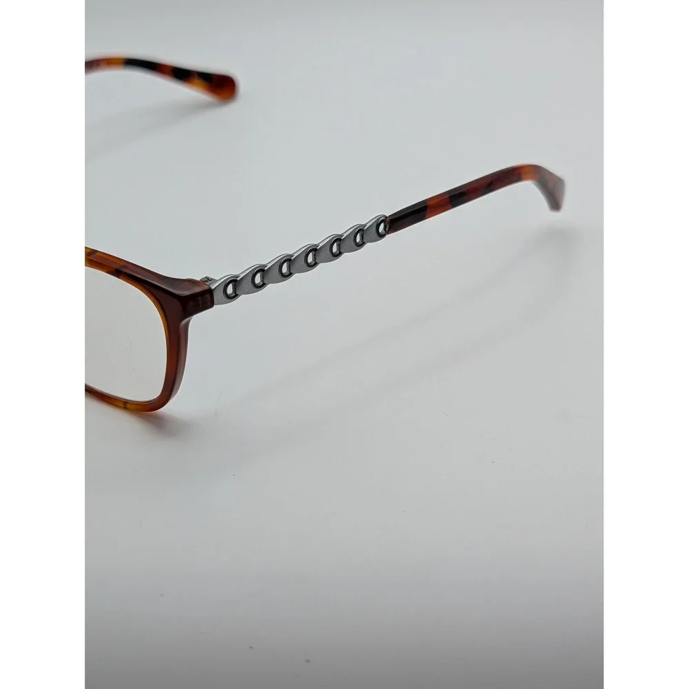Coach HC 6121 Shea Dark Tortoise Grey Multi Cat Eye Eyeglasses Frames 53-17-140